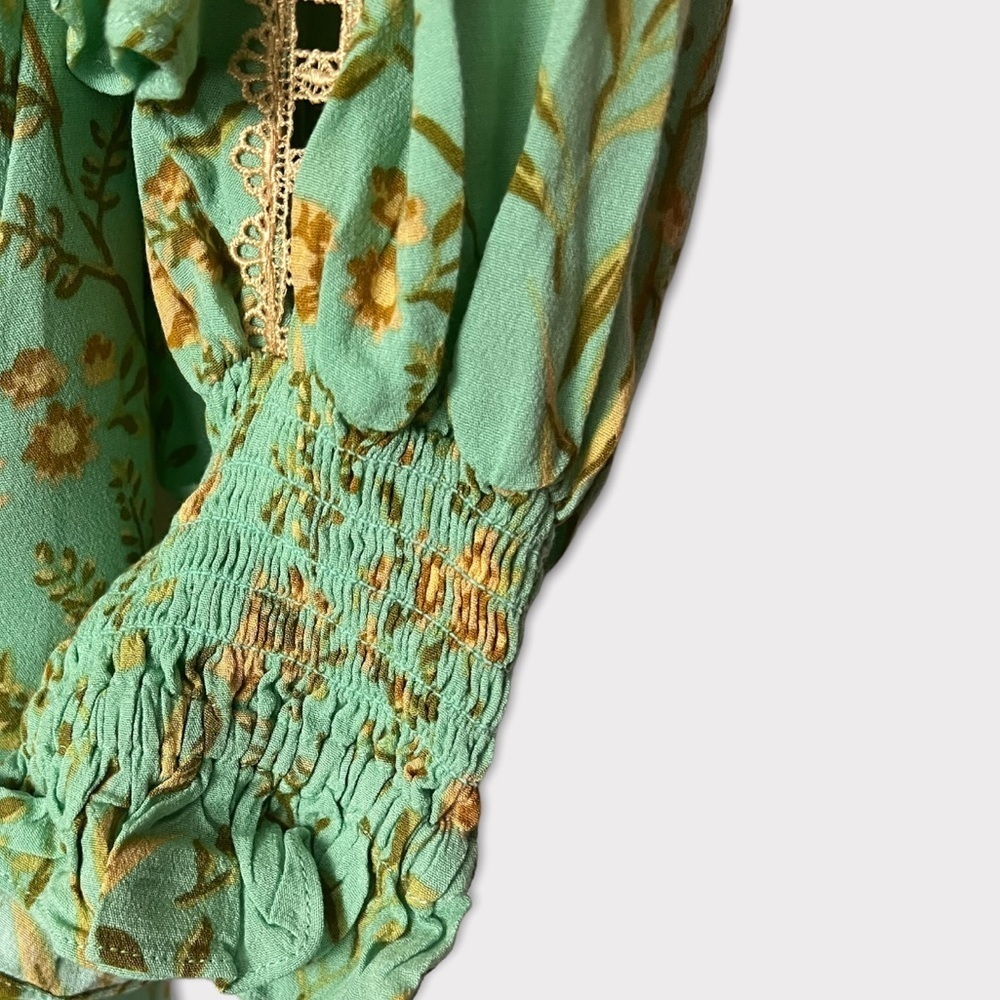 Spell & The Gypsy Maisie Blouse in Turquoise Sz S NWT - Picture 8 of 16